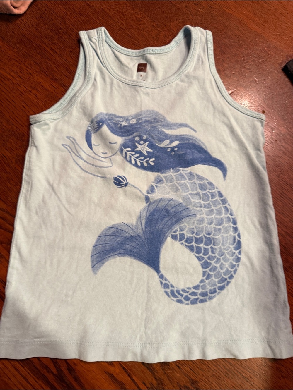 Tea Collection Light Blue Mermaid Tank Top